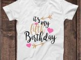 Birthday Girl T Shirts for toddlers It 39 S My 5th Fifth Birthday T Shirt Childrens Kids T