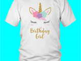 Birthday Girl T Shirts for toddlers Unicorn Birthday Girl T Shirt Funny Birthday Mom Daughter