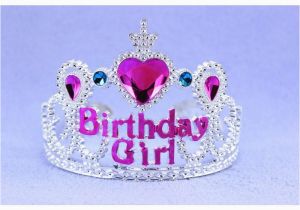 Birthday Girl Tiaras 2019 Vintage Plastic Crystal Happy Birthday Hair
