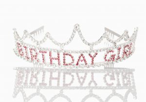 Birthday Girl Tiaras Birthday Girl Tiara Silver Pink Crown Happy Bday