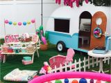 Birthday Girl Trailer Retro Camper Trailer Birthday Party Ideas Photo 1 Of 27