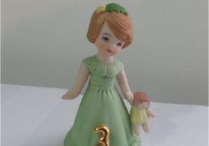 Birthday Girls Figurines Vintage Growing Up Birthday Girls Figurine Collectible 1982