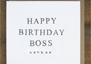 Birthday Greeting Card for Boss 39 Happy Birthday Boss 39 Card by Zoe Brennan