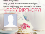 Birthday Greeting Card with Name and Photo Happy Birthday Ecards with Name