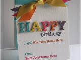 Birthday Greeting Card with Name and Photo Print and Writing Name On Purple Birthday Cake Wishes