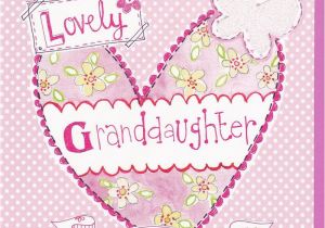 Birthday Greeting Cards for Granddaughter Heart butterfly Granddaughter Birthday Card Karenza