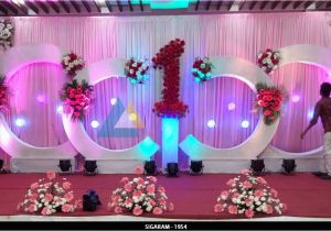 Birthday Hall Decoration Ideas Birthday Party Decoration at Shenbaga Hotel and Convention