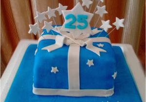 Birthday Ideas for 25 Year Old Male 25th Birthday Cake Blue Star theme 4lb Sri Lanka