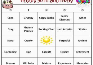 Birthday Ideas for 27 Year Old Man 90th Birthday Party Bingo Game 60 Cards Old Age theme