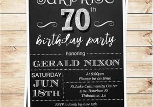 Birthday Ideas for 45 Male Surprise 70 Birthday Party Invitations by Diypartyinvitation