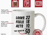 Birthday Ideas for 50 Year Old Man 50th Birthday Gifts for Women Fifty Years Old Men Gift Mug