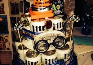 Birthday Ideas for Boyfriend Turning 40 40th Birthday Miller Lite Beer Cake Diy Gift Ideas In