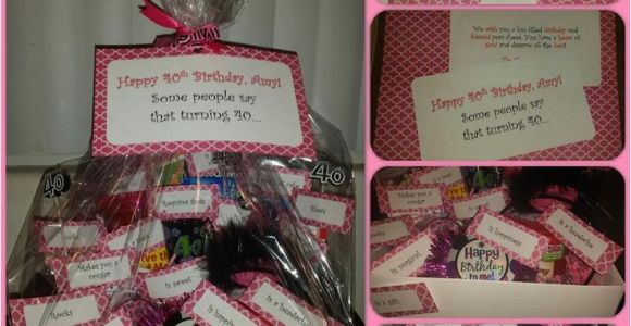 Birthday Ideas for Boyfriend Turning 40 Quot some People Say Turning 40 Quot Birthday Gift Basket Idea