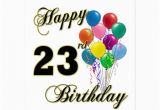 Birthday Ideas for Him 23rd Happy 23rd Birthday Gifts with Balloons Zazzle