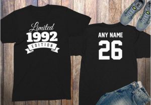 Birthday Ideas for Him 26th Items Similar to 26th Birthday Gifts for Men Shirts 26