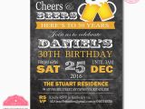 Birthday Ideas for Him 30th 40th Birthday Invitation for Men 30th Birthday Invitation