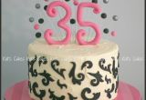 Birthday Ideas for Him 35 35th Birthday Cake Except with Chevrons Around the Edge