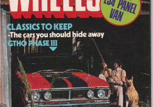 Birthday Ideas for Him Australia March 1977 Vintage Australian Wheels Magazine 40th
