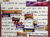 Birthday Ideas for Him Australia Quotes Using Candy Names Quotesgram