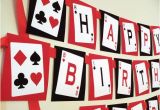 Birthday Ideas for Him In Las Vegas Casino theme Birthday Banner Party Time Casino theme