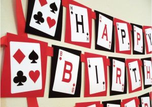 Birthday Ideas for Him In Las Vegas Casino theme Birthday Banner Party Time Casino theme