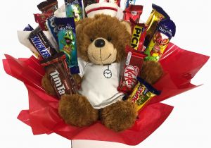 Birthday Ideas for Him Melbourne Chocolate Bouquet Get Well soon Nurse Teddy Gift