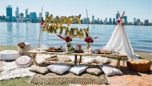 Birthday Ideas for Him Perth Bohemian Picnic Birthday Party Lenzo