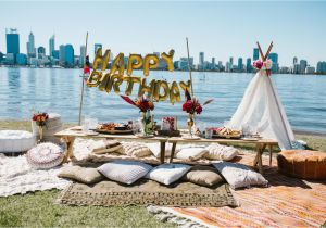 Birthday Ideas for Him Perth Bohemian Picnic Birthday Party Lenzo