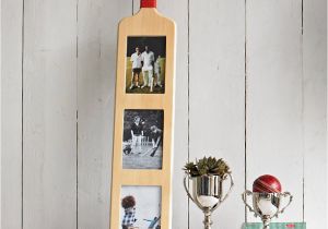 Birthday Ideas for Him south Africa Cricket Bat Photo Frame by All Things Brighton Beautiful
