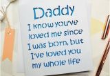 Birthday Ideas for Husband From Baby Daddy Birthday Card Dad Birthday Daddy Card Fathers Day