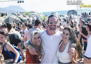 Birthday Ideas for Husband In Cape town 2016 Summer Sensation Beach Party at Clifton