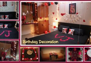 Birthday Ideas for Husband Romantic Birthday Decoration Ideas at Home Surprise Decoration for