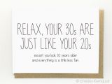 Birthday Ideas for Husband Turning 30 Funny Birthday Card 30th Birthday Card Birthday Card