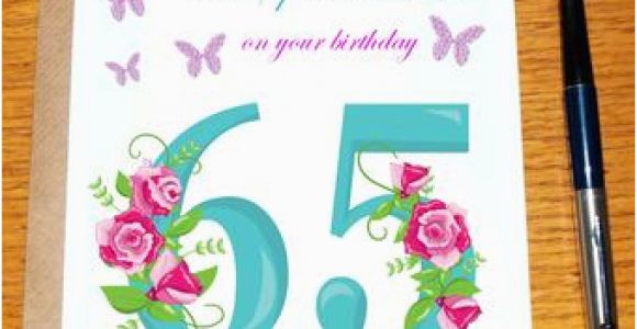 Birthday Ideas for Husband Turning 65 65th Birthday Card Etsy