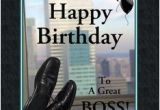 Birthday Ideas for Male Boss Happy Birthday for Boss Black Shoes Balloons Custom