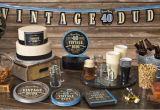 Birthday Ideas for Mens 40th Vintage Dude 40th Birthday Party Supplies 40th Birthday