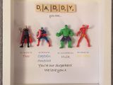 Birthday Ideas for Your Husband Avengers Superhero Figures Frame Gift Ideal for Dad