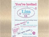 Birthday Invitation Cards for Teenagers 17 Best Ideas About Teen Birthday Invitations On Pinterest