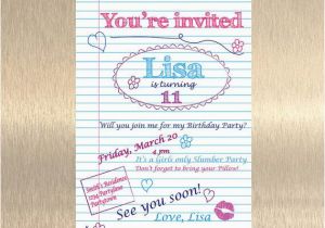 Birthday Invitation Cards for Teenagers 17 Best Ideas About Teen Birthday Invitations On Pinterest