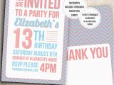 Birthday Invitation Cards for Teenagers 21 Teen Birthday Invitations Inspire Design Cards