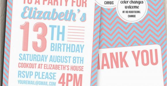 Birthday Invitation Cards for Teenagers 21 Teen Birthday Invitations Inspire Design Cards