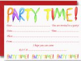 Birthday Invitation Cards for Teenagers Kids Birthday Party Invitation Cards Card Design Ideas