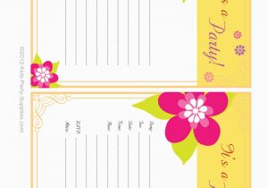 Birthday Invitation Cards Printable Birthday Invitation Card Free Printable Birthday