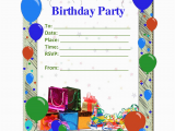 Birthday Invitation Editor Online Birthday Invites Free Birthday Invitation Maker Images