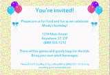 Birthday Invitation Email Message Email Party Invitations Template Best Template Collection