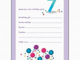 Birthday Invitation for 10 Years Old Girl 10 Childrens Birthday Party Invitations 7 Years Old Girl