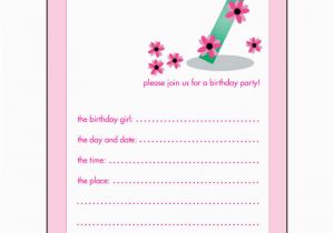 Birthday Invitation for 10 Years Old Girl 10 Childrens Birthday Party Invitations 7 Years Old Girl