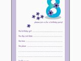 Birthday Invitation for 10 Years Old Girl 40th Birthday Ideas 10 Year Old Birthday Invitation Templates