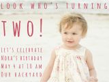 Birthday Invitation for 2 Year Girl 2 Year Old Birthday Party Invitation Wording Dolanpedia