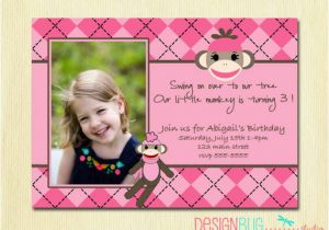 Birthday Invitation for 2 Year Girl 3 Years Old Birthday Invitations Wording Free Invitation
